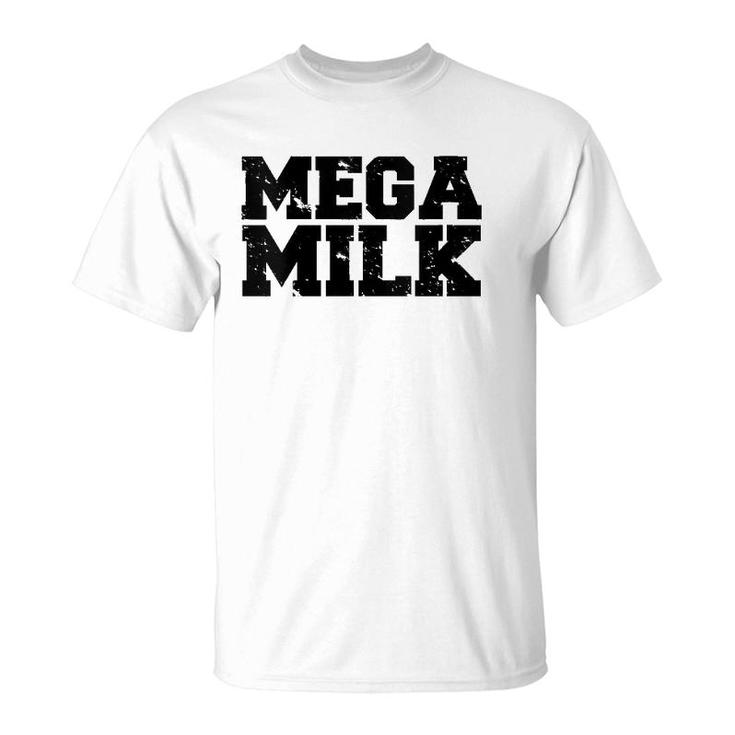 Womens Mega Milk Stained  Doujin Cosplay V-Neck T-Shirt