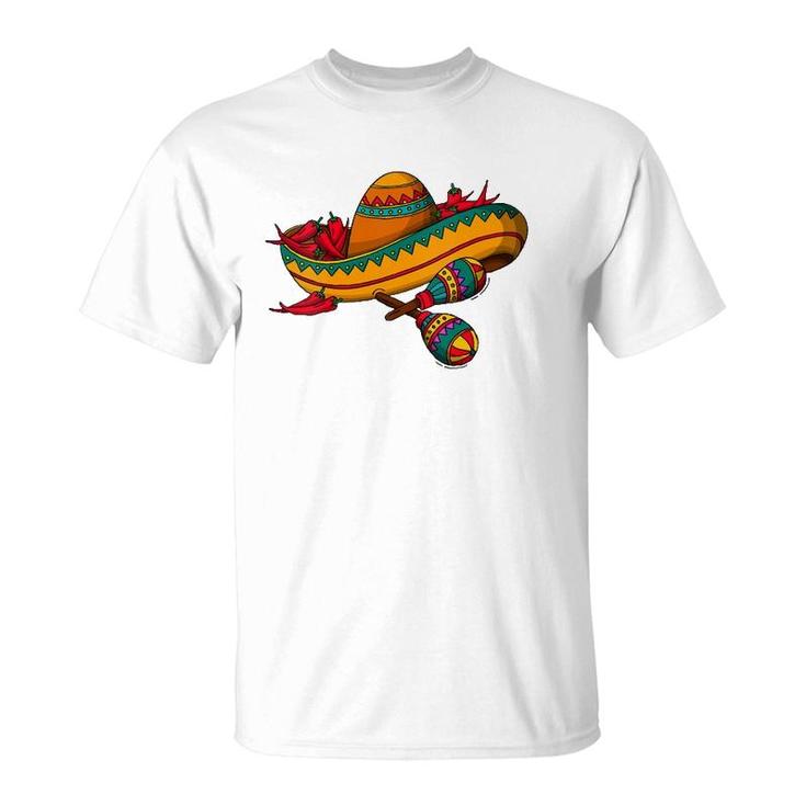 Womens Mexican Latino Hispanic Chicano - Sombrero Mexico  T-Shirt