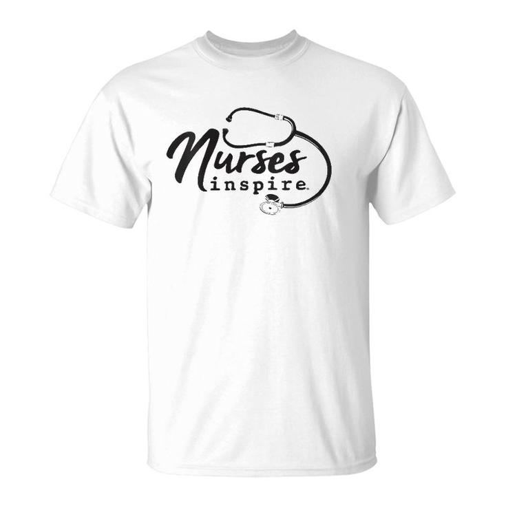 Womens Nurses Inspire Nurse Appreciation Rn Health Care Hero Gift T-Shirt