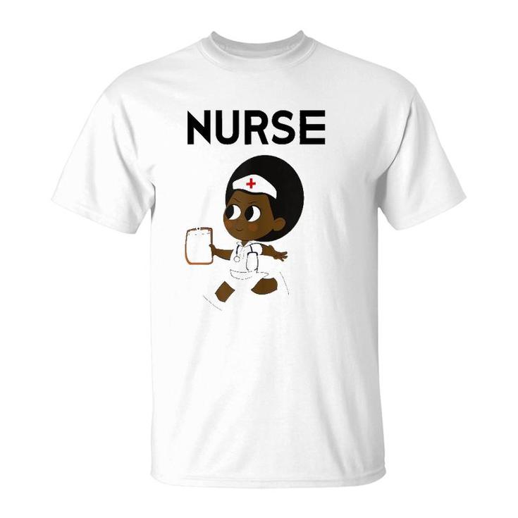 Womens Rn Cna Lpn Nurse Gifts Black Nurses T-Shirt