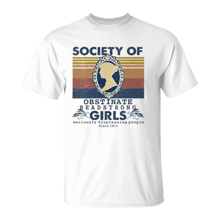 Womens Society Of Obstinate Headstrong Girls  V-Neck T-Shirt
