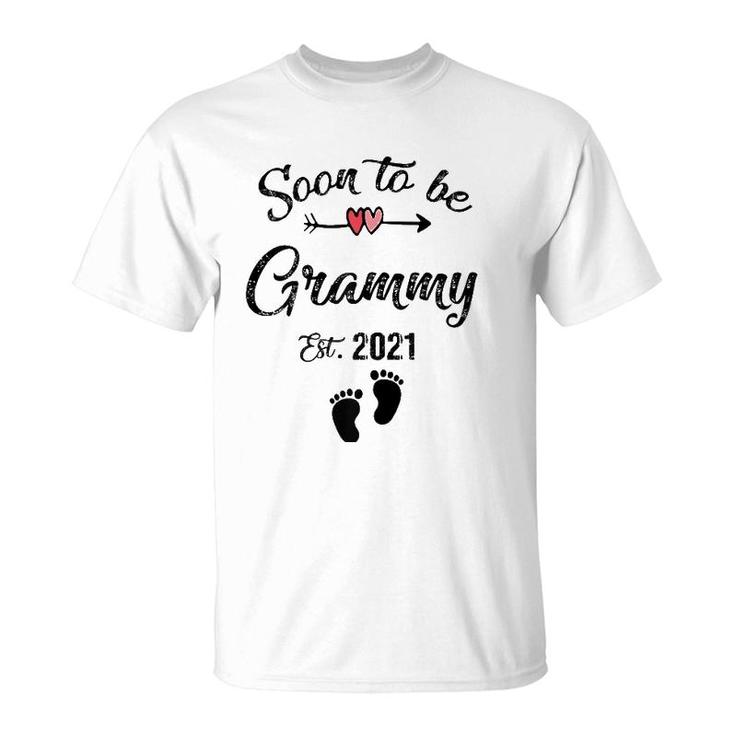 Womens Soon To Be Grammy 2021  Mother's Day For Mom Pregnancy T-Shirt