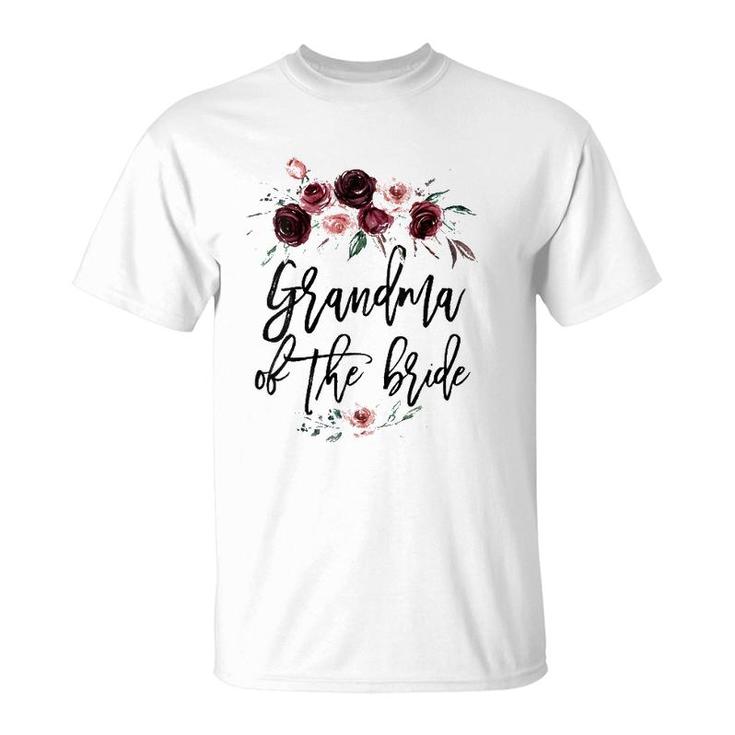 Womens Wedding Shower Gift For Grandmother Grandma Of The Bride T-Shirt
