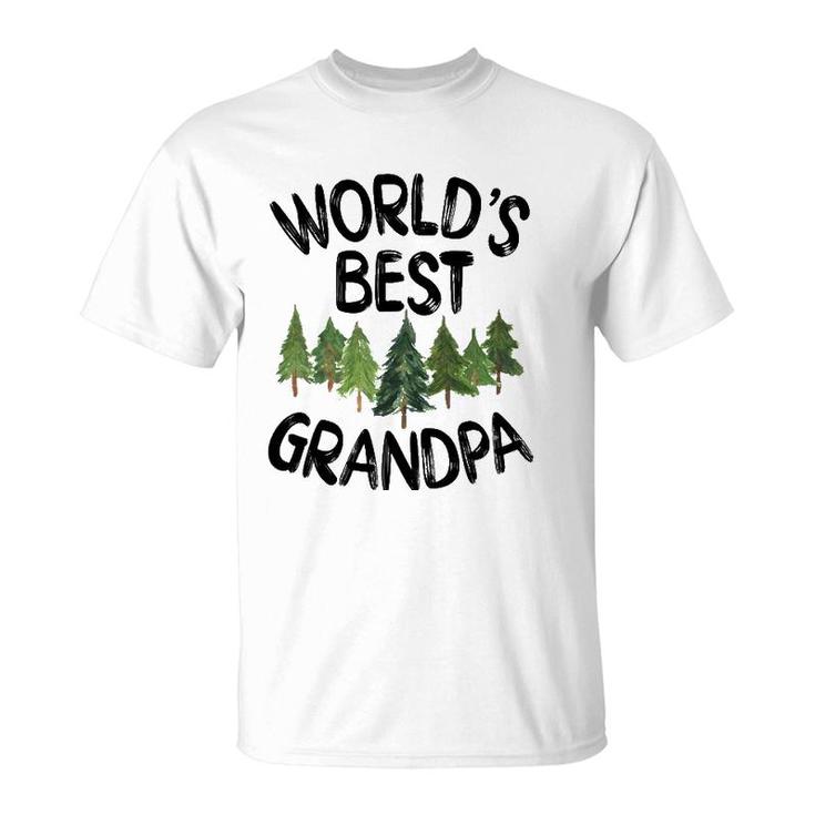 World's Best Grandpa Cute Outdoorsman Father's Day T-Shirt