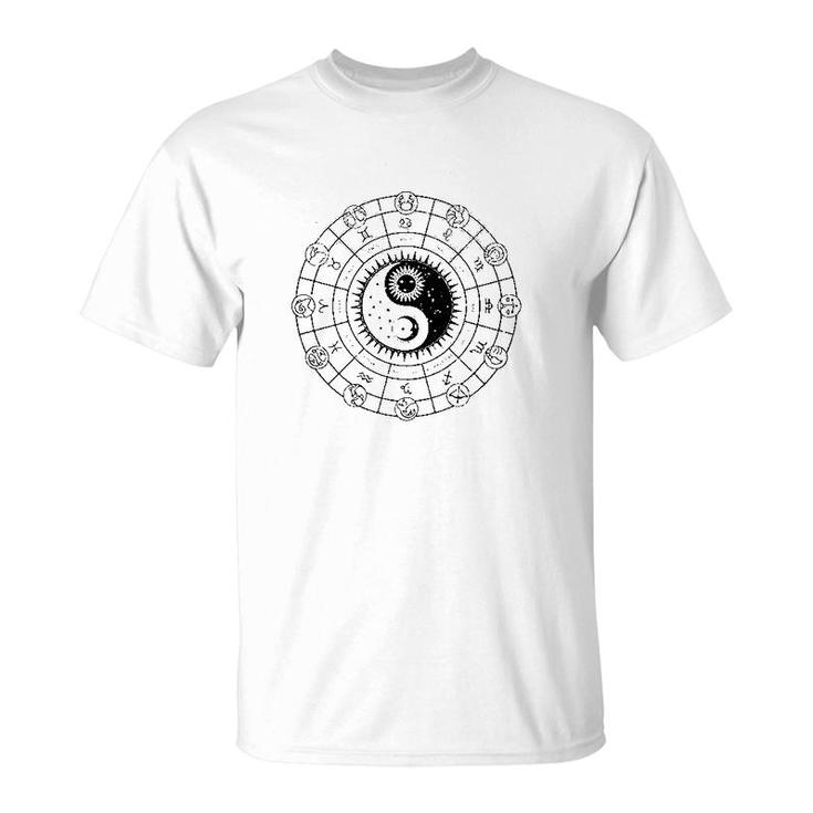 Zodiac Wheel Astrology T-Shirt
