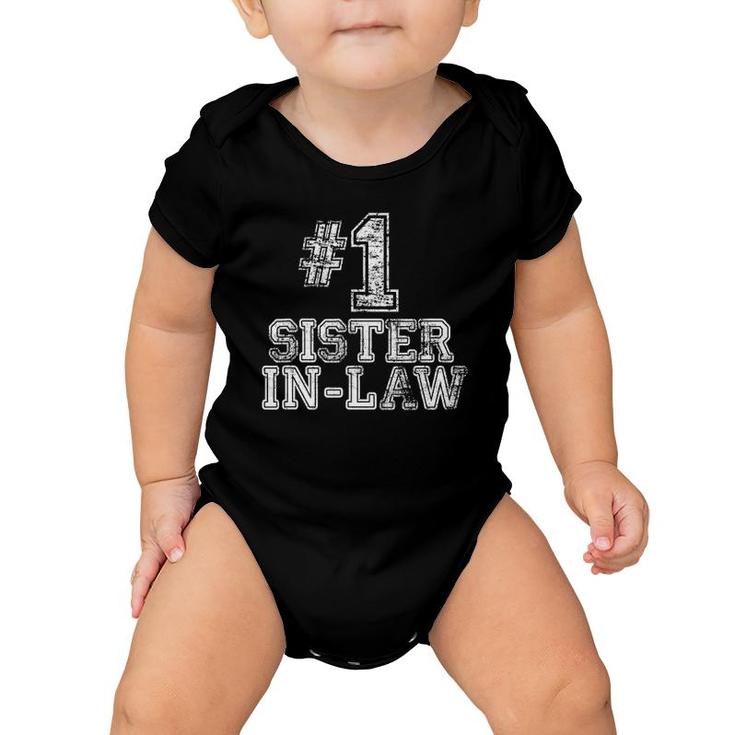 1 Sister-In-Law - Number One Mother's Day Gift Tee Baby Onesie