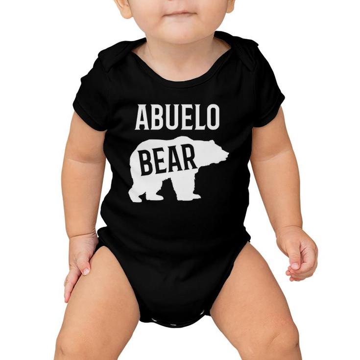 Abuelo Bear Gifts For Spanish Grandfather Baby Onesie