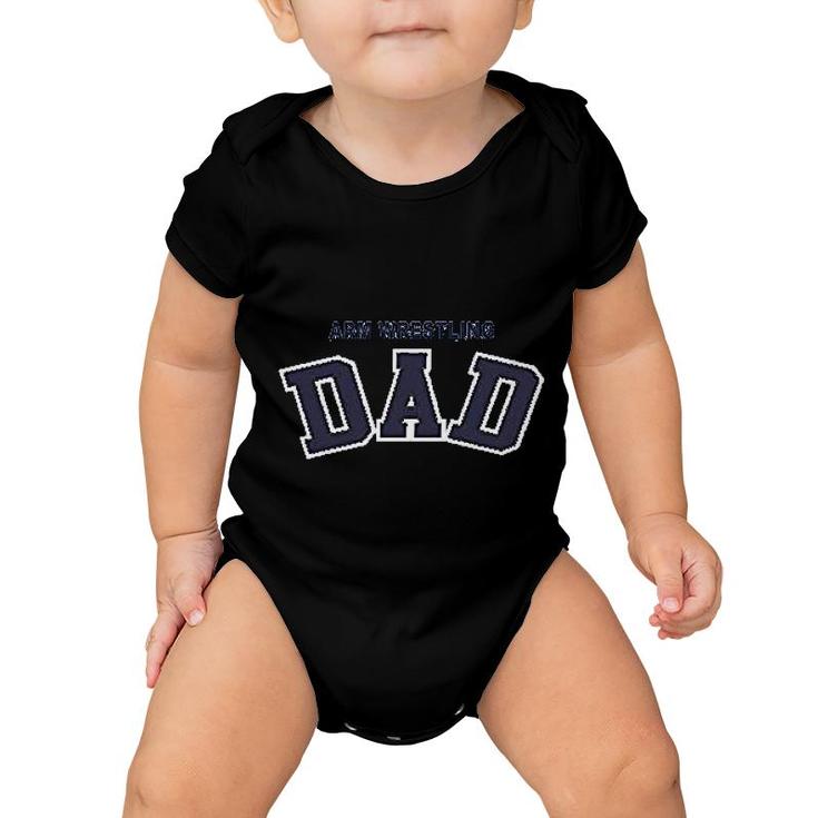 Arm Wrestling Dad Baby Onesie
