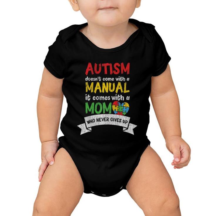 Autism Awareness Mom Mother Autistic Kids Awareness Mom Gift Baby Onesie