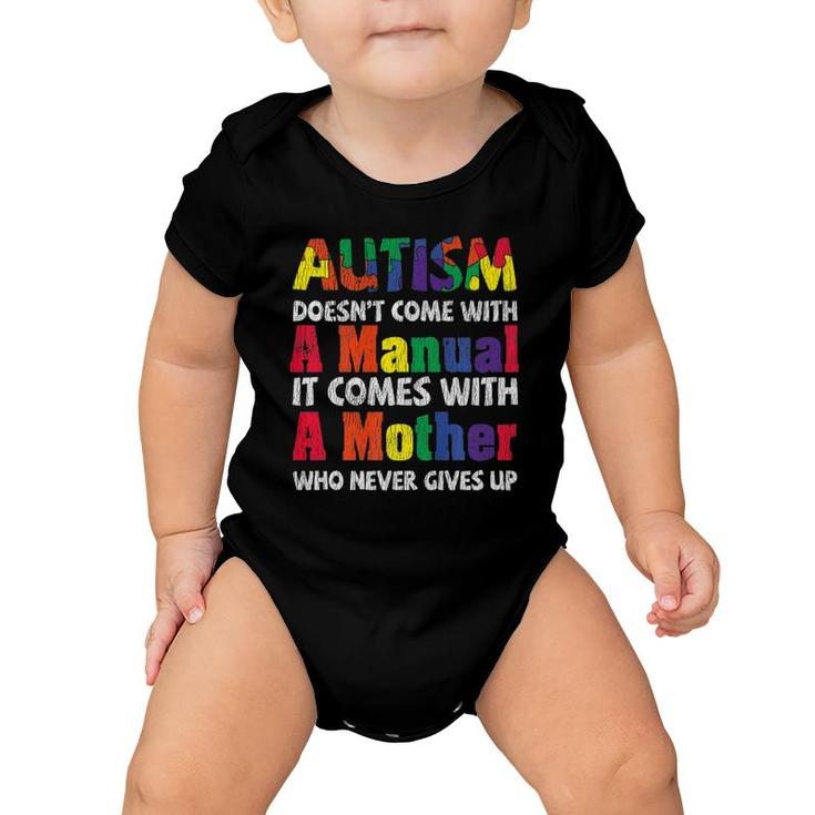 Autism Awareness Proud Mom Mother Autistic Kids Awareness Baby Onesie