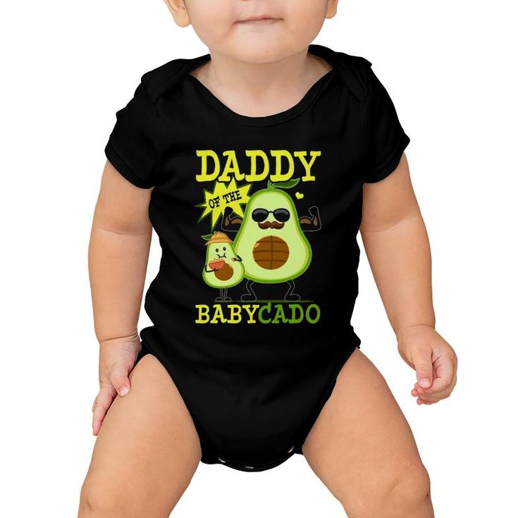 Avocado Daddy Of The Babycado Avocado Vegan Family Matching Baby Onesie