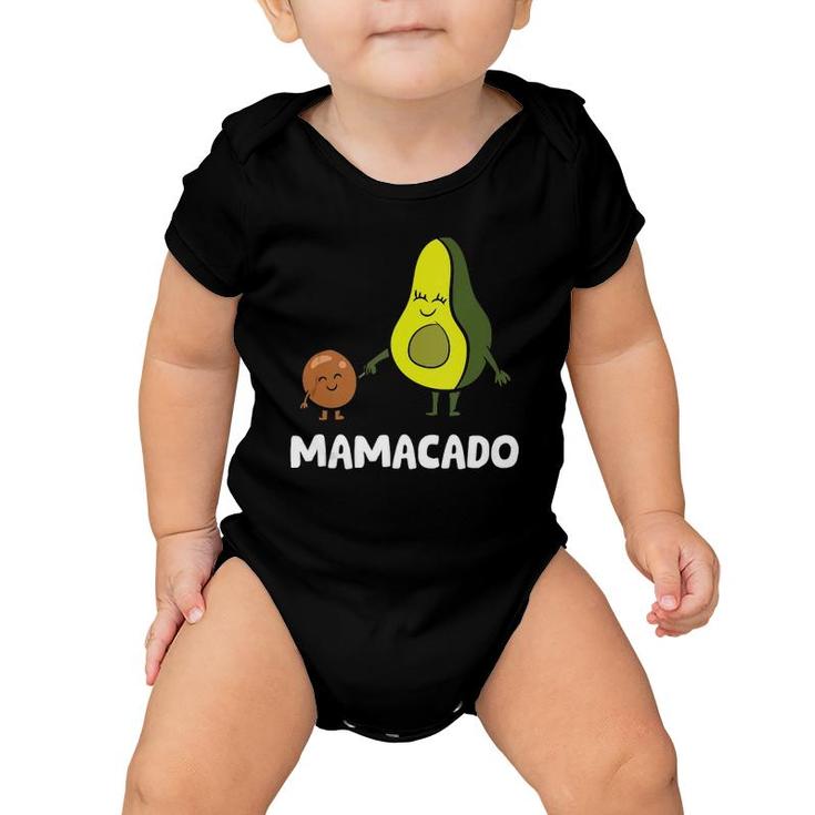 Avocado Mama Avocado Mom Funny Avocado Mamacado  Baby Onesie