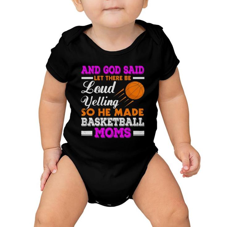 Basketball Mom Funny Basketball Moms Mother Gift Baby Onesie