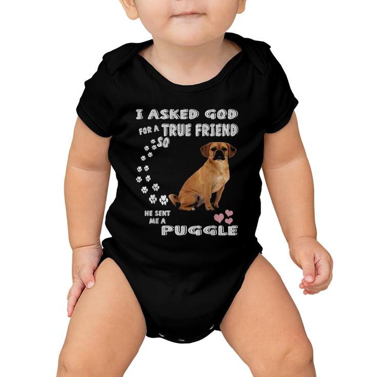 Beagle Pug Mom, Baby Puggle Dad Lover Costume, Cute Puggle Baby Onesie