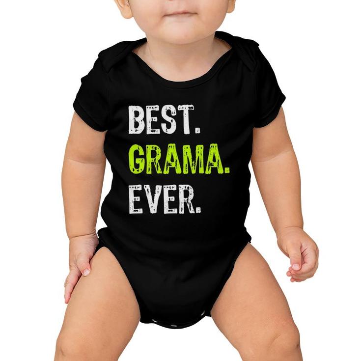 Best Grama Ever Grandma Grandmother Baby Onesie