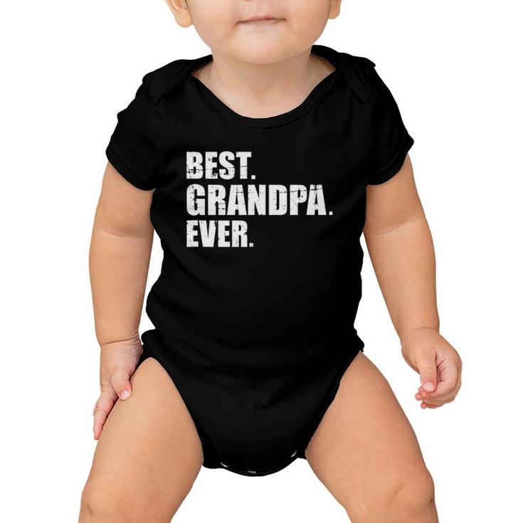 Best Grandpa Ever Tank Top Baby Onesie
