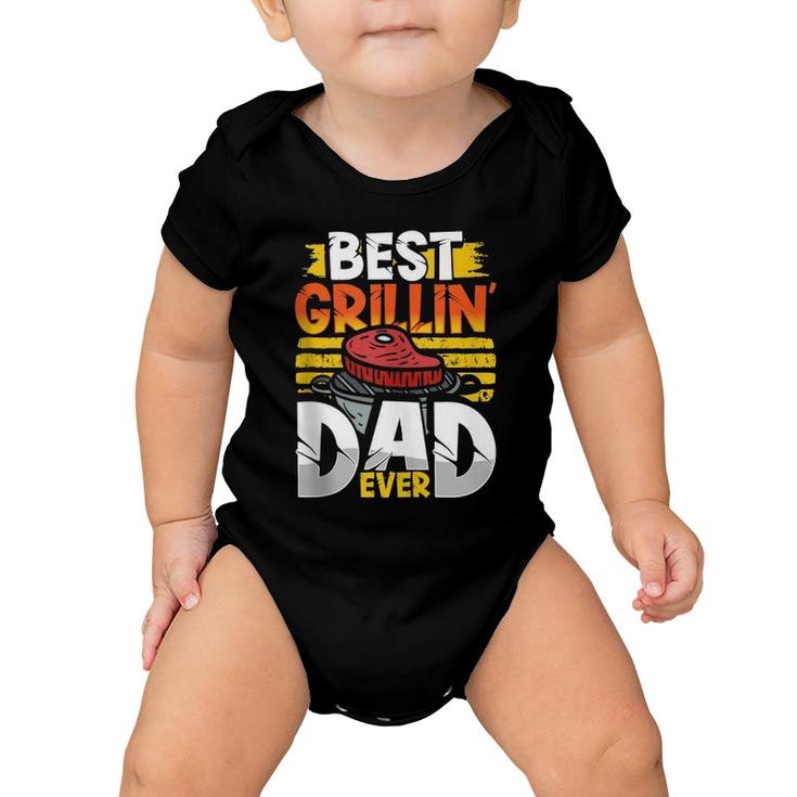 Best Grilling Dad Ever Bbq Chef King Perfect Secret Recipe Baby Onesie