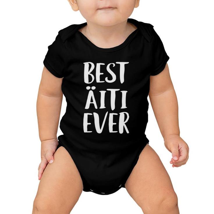 Best Mom Ever Finnish Mothers Day Gift Baby Onesie