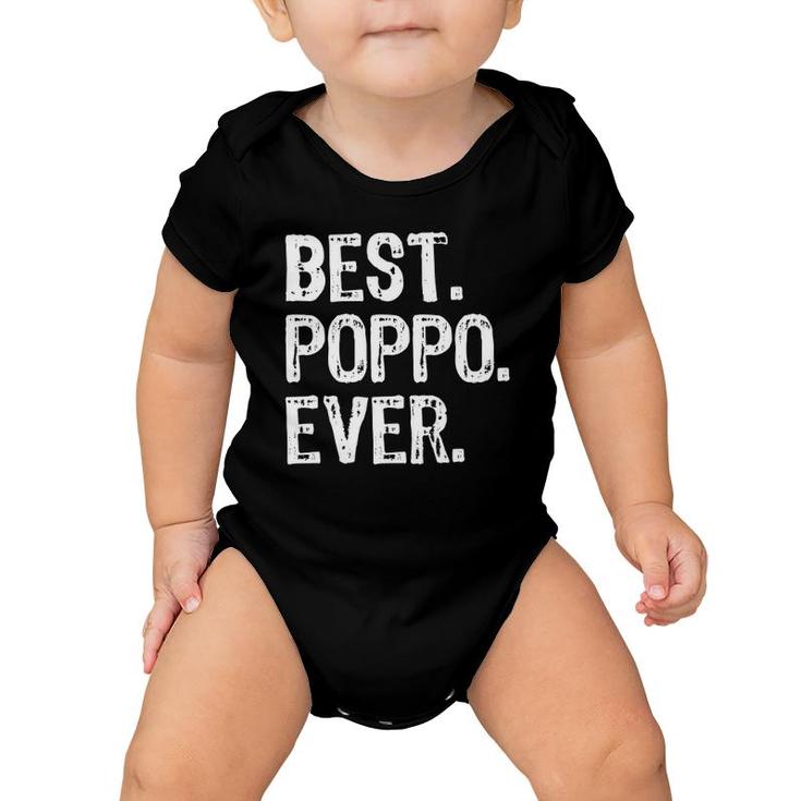 Best Poppo Ever Cool Funny Father's Day Gift Baby Onesie
