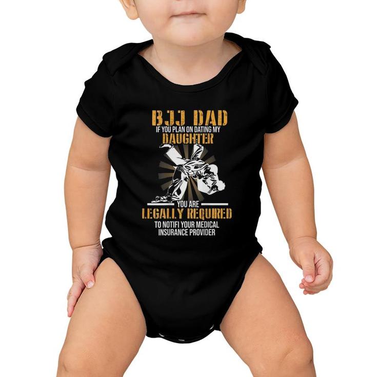 Bjj Dad Jiu Jitsu Gift For Dad Baby Onesie