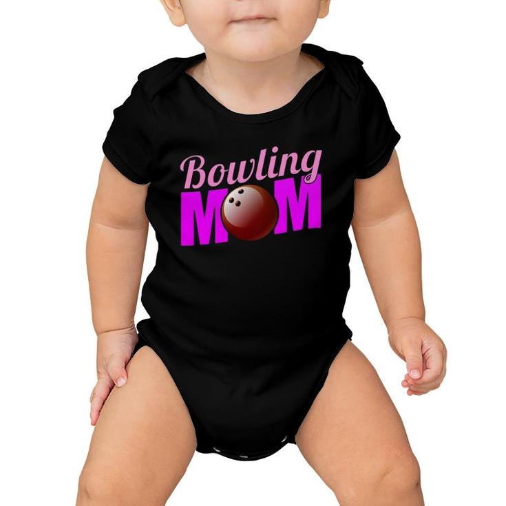 Bowling Momfunny Gift For Bowlers Baby Onesie