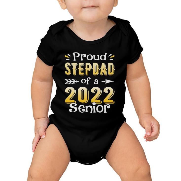 Class Of 2022 Proud Step Dad Of A 2022 Senior Baby Onesie