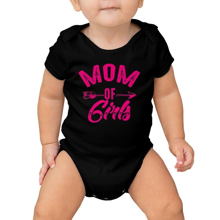 Cool Mom Of Girls Funny Female Mother's Day Parent Baby Onesie