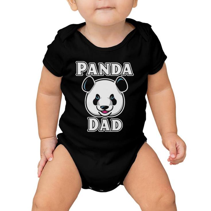 Cool Panda Squad I Panda Bear Dad Baby Onesie