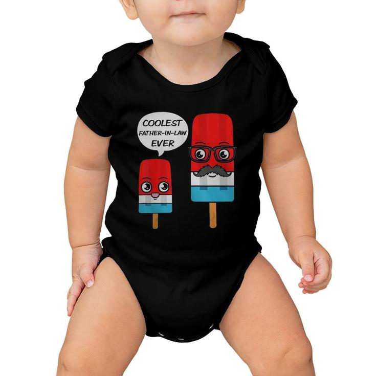 Coolest Father-In-Law Ever Father's Day Popsicle Ice Cream Baby Onesie