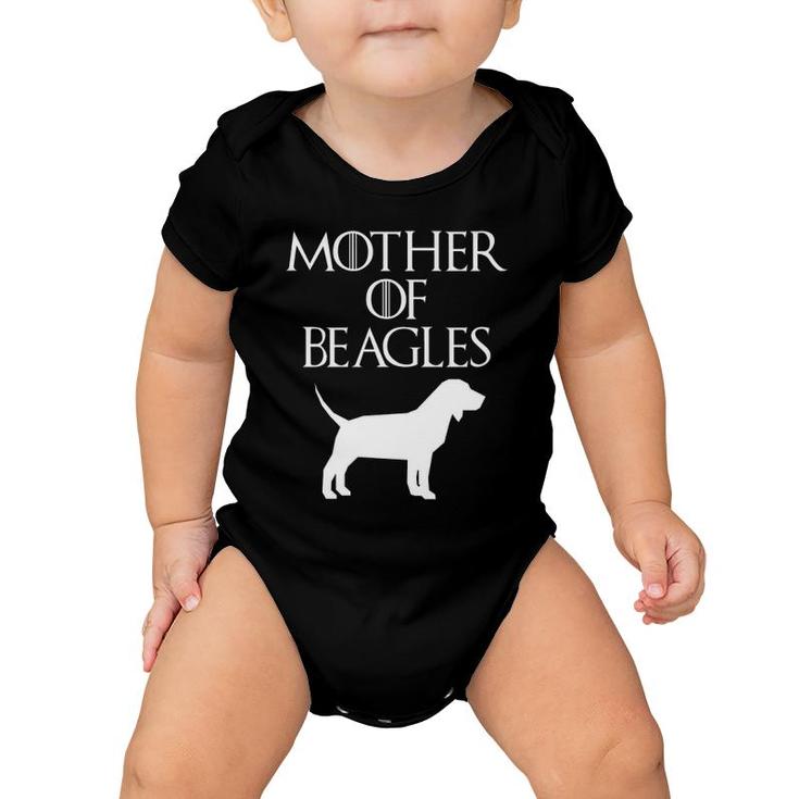 Cute & Unique White Mother Of Beagles E010566 Ver2 Baby Onesie