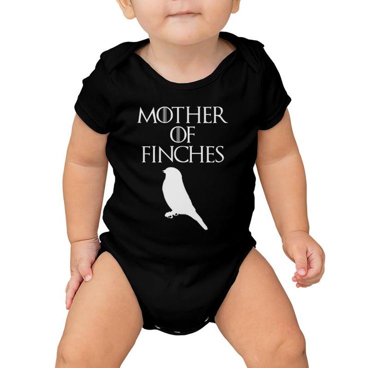 Cute & Unique White Mother Of Finches E010412 Ver2 Baby Onesie