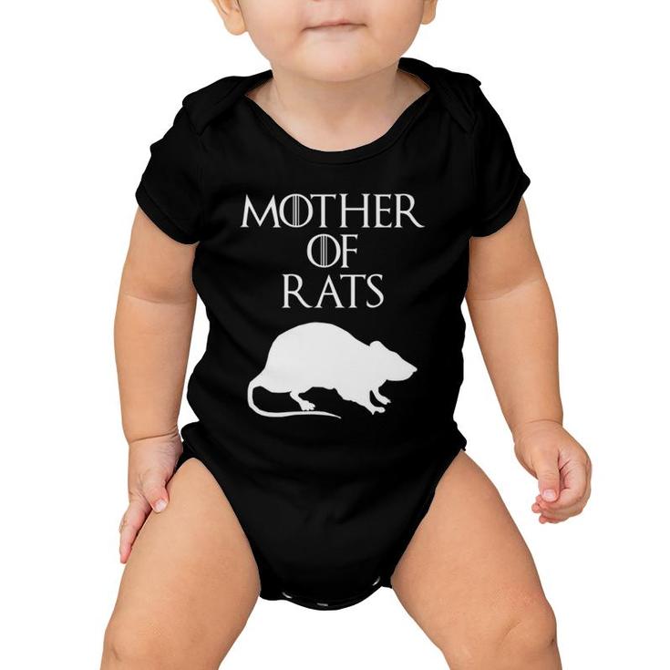 Cute & Unique White Mother Of Rats E010500 Ver2 Baby Onesie
