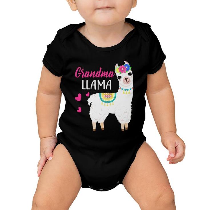 Cute Grandma Llama  For Women Baby Onesie