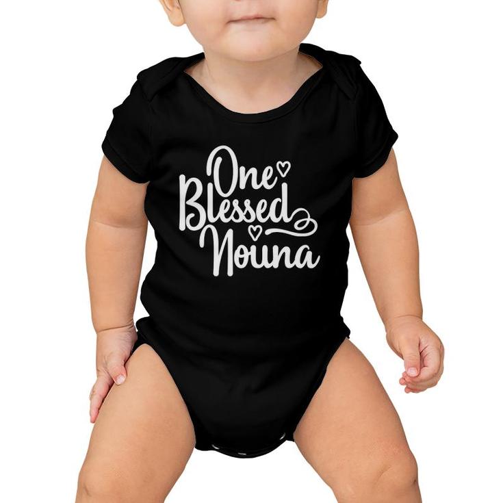 Cute One Blessed Nouna  - Greek Godmother Baby Onesie