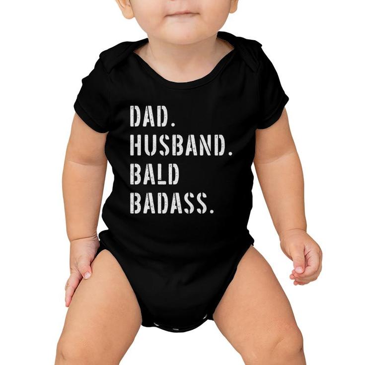 Dad Bald Guy Gifts From Daughter Son Wife Baby Onesie
