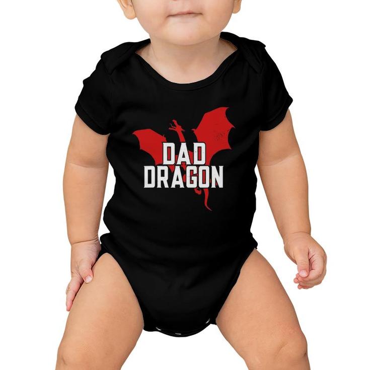 Dad Dragon Lover Father's Day Baby Onesie