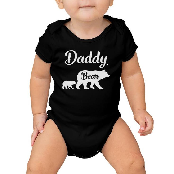 Daddy Bear Father's Day Funny Gift Baby Onesie