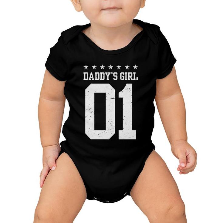 Daddy's Girl 01 Family Matching Women Daughter Father's Day  Baby Onesie