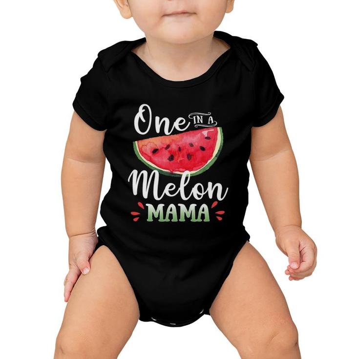 Family Watermelon Matching Group One In A Melon Mama Baby Onesie