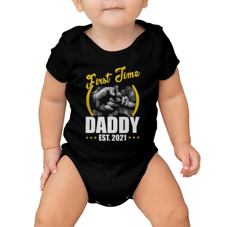 First Time Daddy New Dad Est 2022 Father's Day Gift Baby Onesie