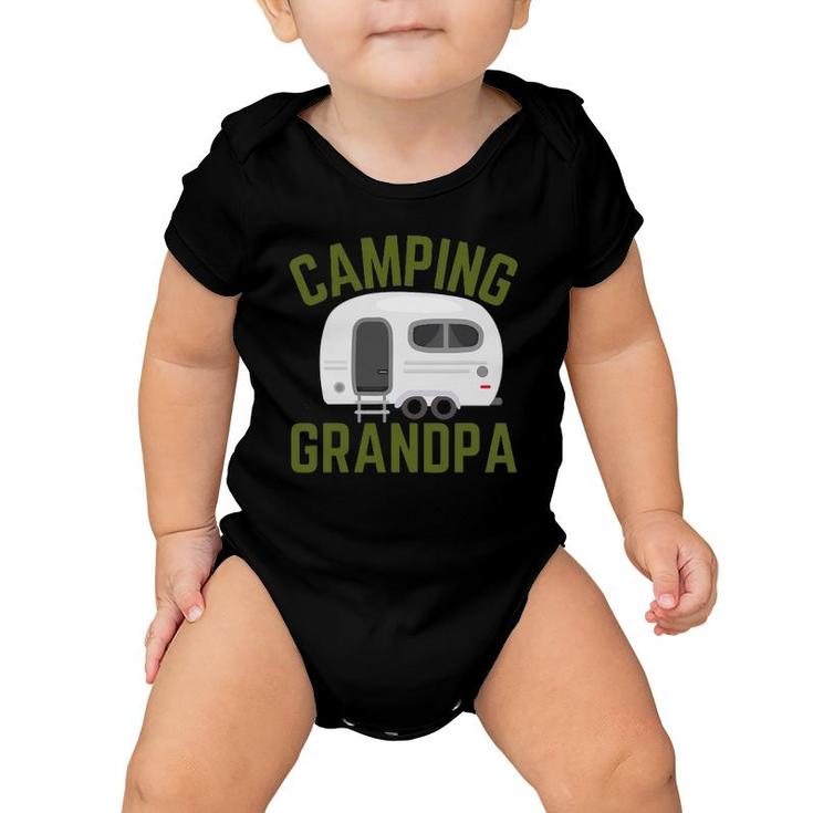Funny Rv Camping Grandpa Father's Day Camper Baby Onesie