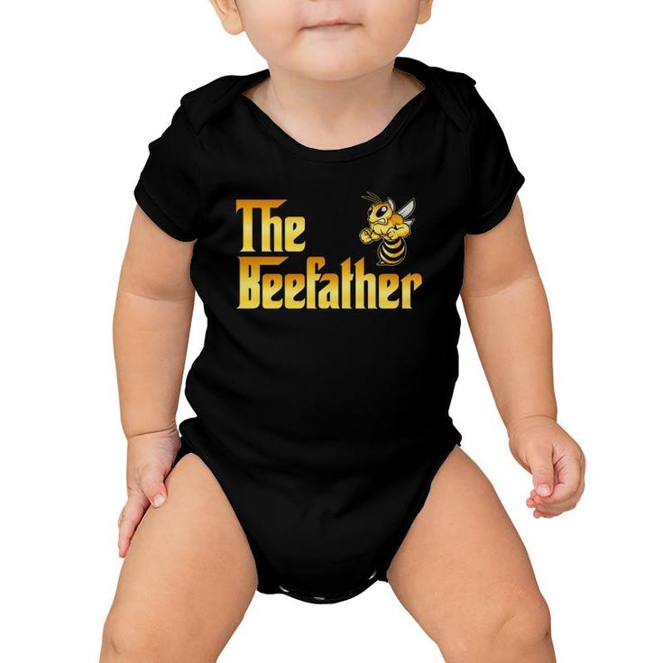 Funny The Beefather Bee Lover Honey Gift For Dad Men Baby Onesie