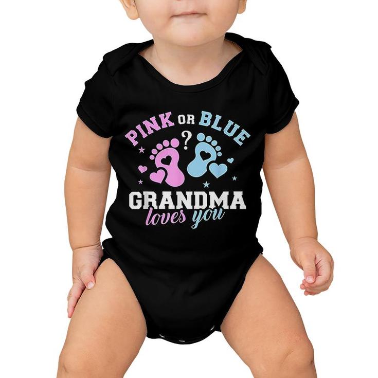 Gender Reveal Grandma Loves You So Much Baby Onesie