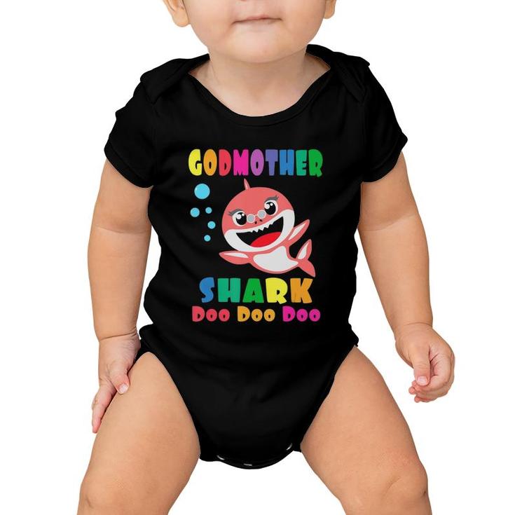 Godmother Shark  Funny Mothers Day Gift For Womens Mom Baby Onesie