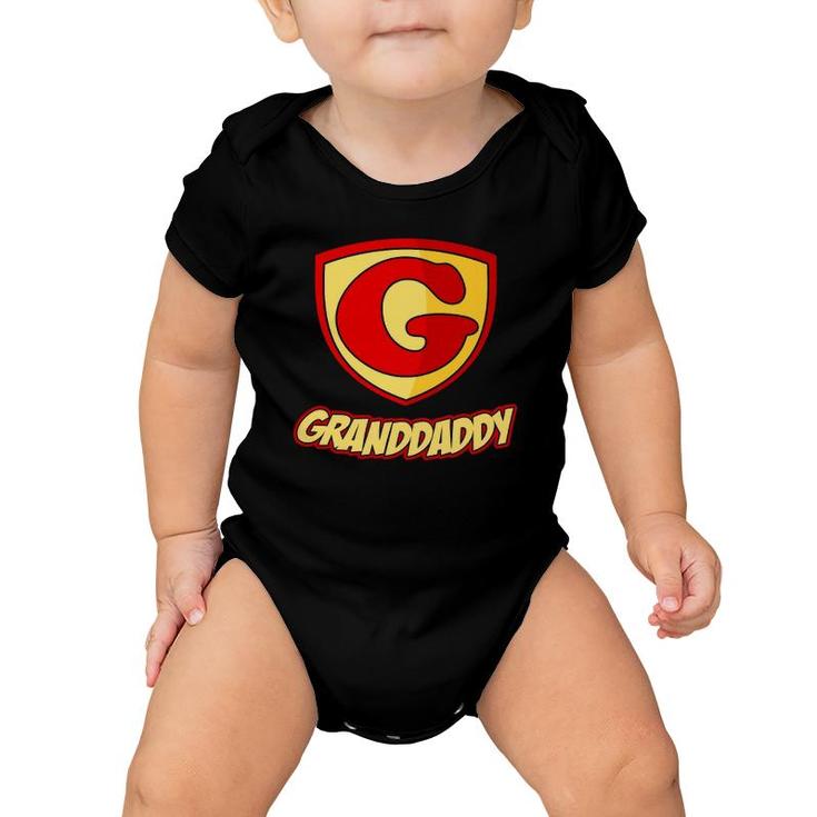 Granddaddy Superhero Boy - Father's Day Gift Tee Baby Onesie