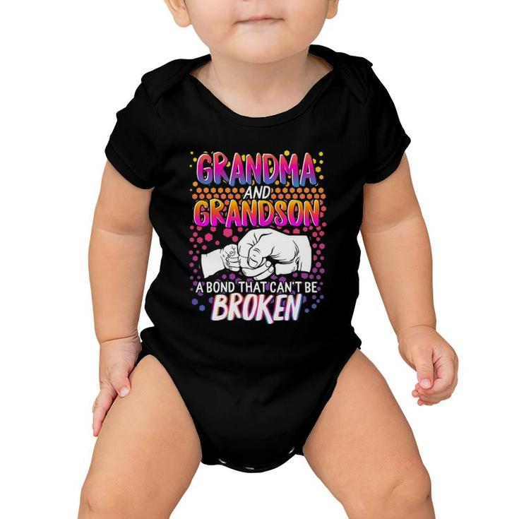 Grandma And Grandson Matching Mothers Day Mommy Grandparent Baby Onesie
