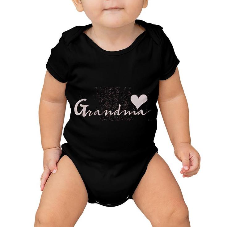 Grandma Heart Baby Onesie