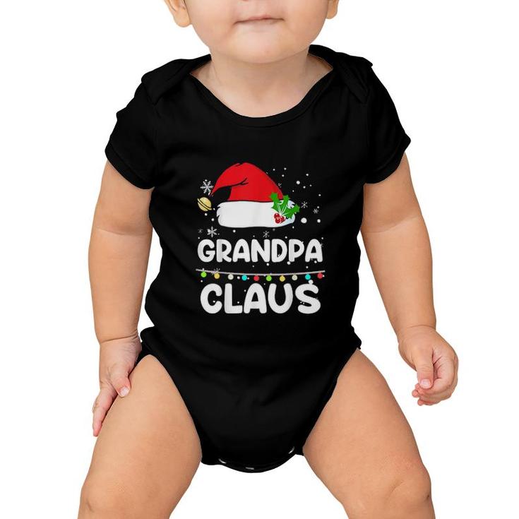 Grandpa Claus Santa Hat Xmas Christmas  Baby Onesie