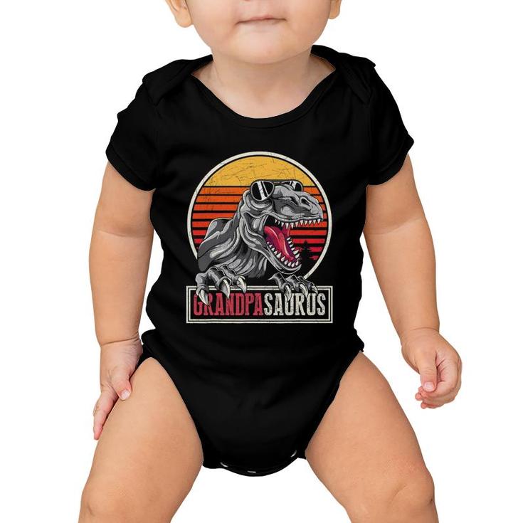 Grandpa Dinosaur Fathers Day Gift Idea Grandpasaurusrex Baby Onesie