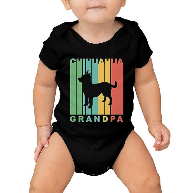 Grandparent Chihuahua Grandpa Baby Onesie